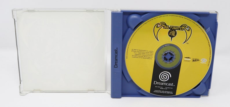 Vintage 1999 90s Sega Dreamcast Soul Fighter Video Game PAL Version 1 Player image 7