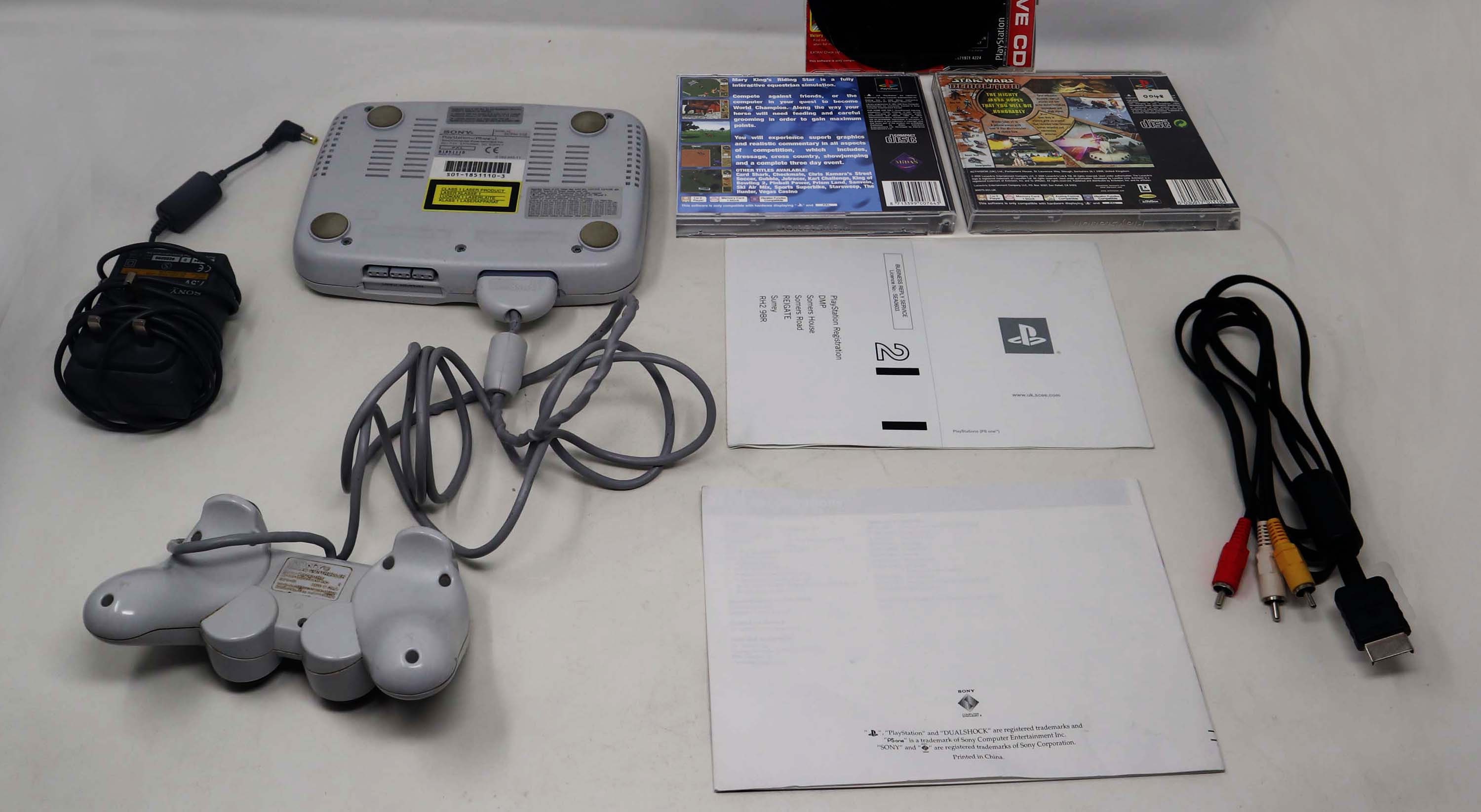 Vintage 2000 Sony Playstation PS One 1 Pal Console Boxed SCPH-102 ...