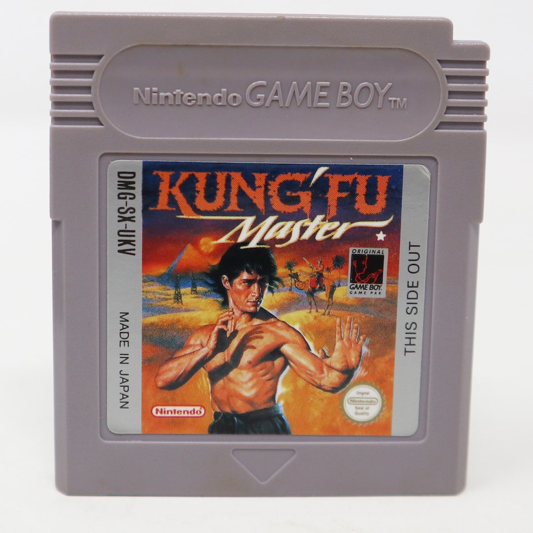 Vintage 1990s Game Boy Compact Video Game System Kung Fu Master Deluxe ...
