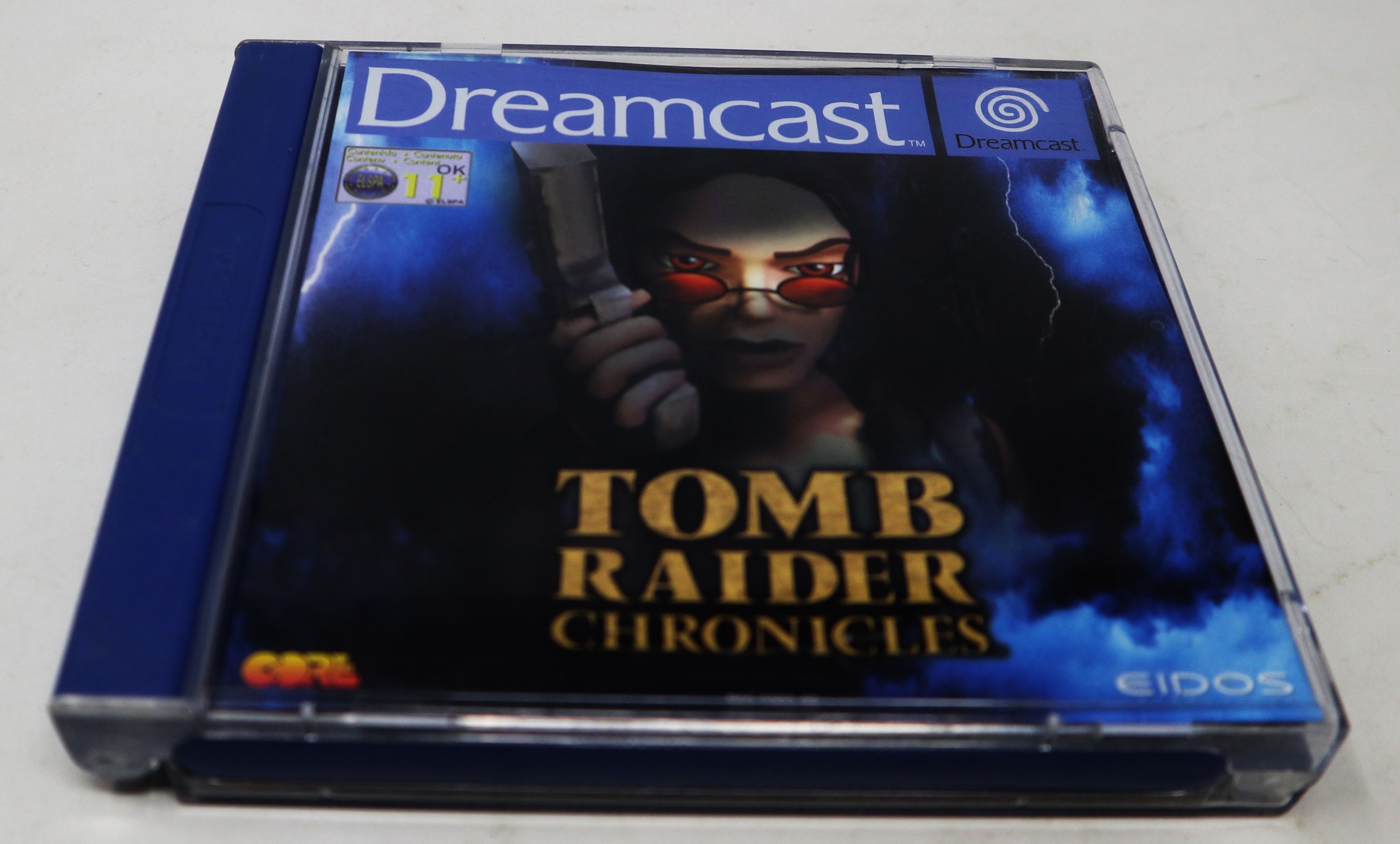 Vintage 2000 Sega Dreamcast Tomb Raider Chronicles Video Game PAL