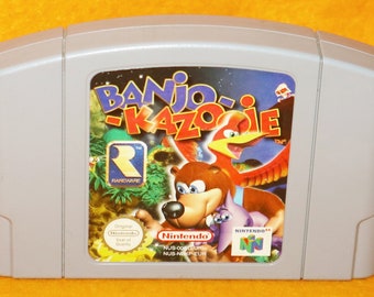 Banjo-Kazooie , Nintendo 64 cart. by Nintendo of America, Inc. (1998)