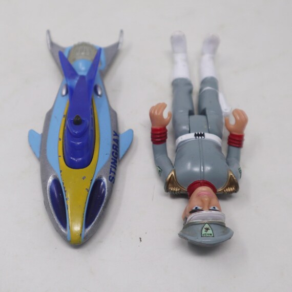 Vintage 1992 90s Matchbox Stingray Captain Troy Tempest Action