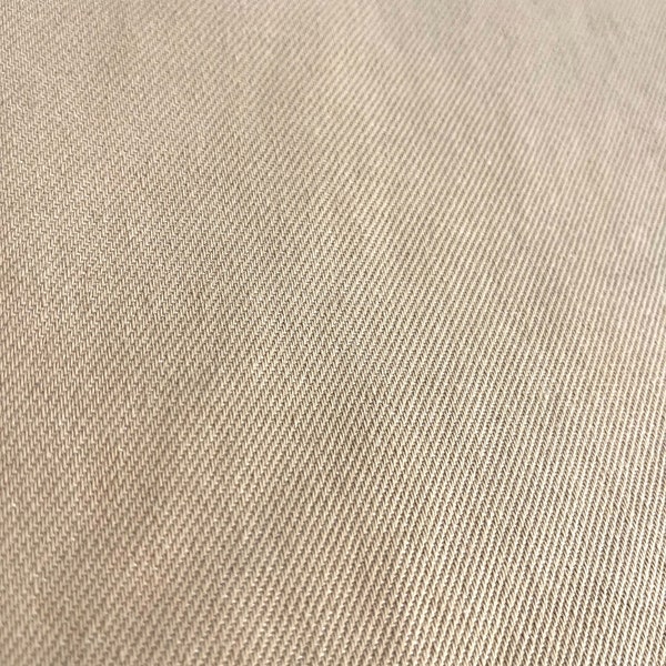 Upholstery & Slipcover Heavy Duty Washed Denim Fabric: White, Natural, Beige, Khaki (100% Cotton)