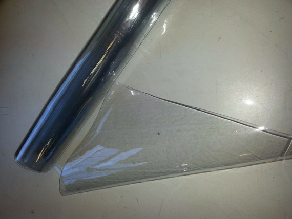 Clear Plastic Vinyl: Upholstery, Boat, Auto Window (20 Gauge) 54" Width - Sold By The Foot