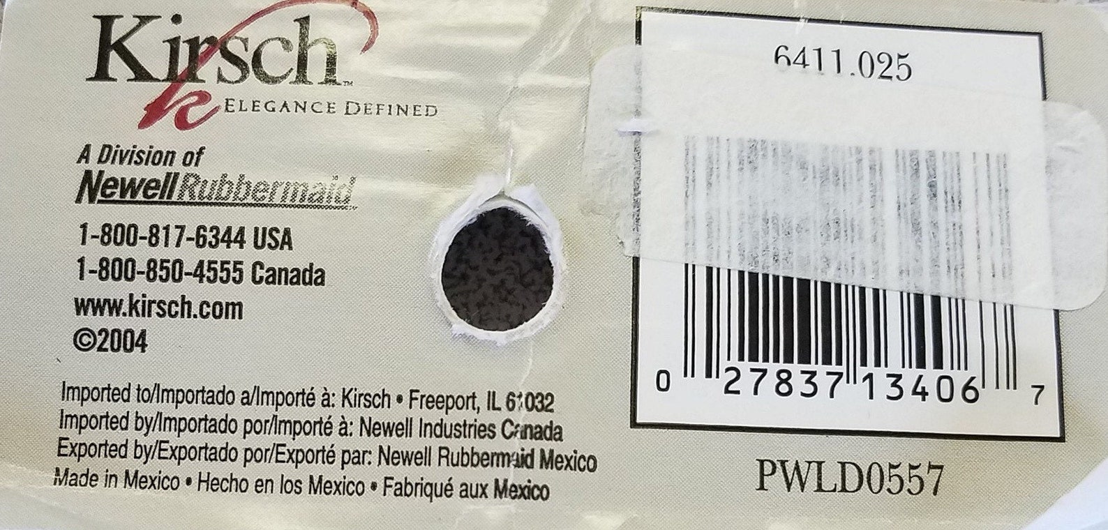 Kirsch Flat Door Sash Rods 1218 Etsy