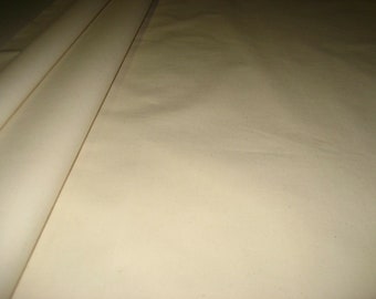 Down Proof Ticking: 100% Cotton 43"/ 62" Wide in Natural (By The Yard)
