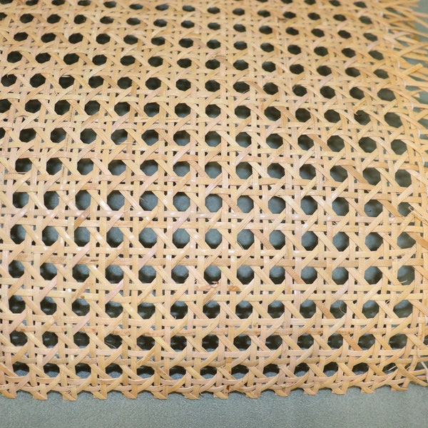 18" Width Caning Chair Cane Web Webbing (1st Quality) Common Weave: Natural - By The Foot