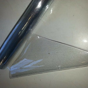 Clear Plastic Vinyl: Upholstery, Boat, Auto Window (40 Gauge) 54&quot; Width - sold By The Foot