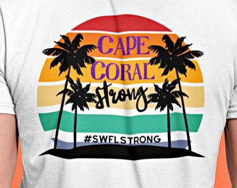 Hurricane Ian T-shirt, Cape Coral Strong Tee, Florida T-shirt, Florida Tees, Group T-shirts, Custom Tees, Cape Coral T-shirts, Florida Shirt