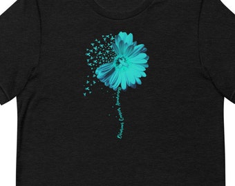 Ovarian Cancer Awareness, Ovarian Cancer Survivor, Ovarian Cancer Support Gift, Unique T-shirts, Unique Shirts