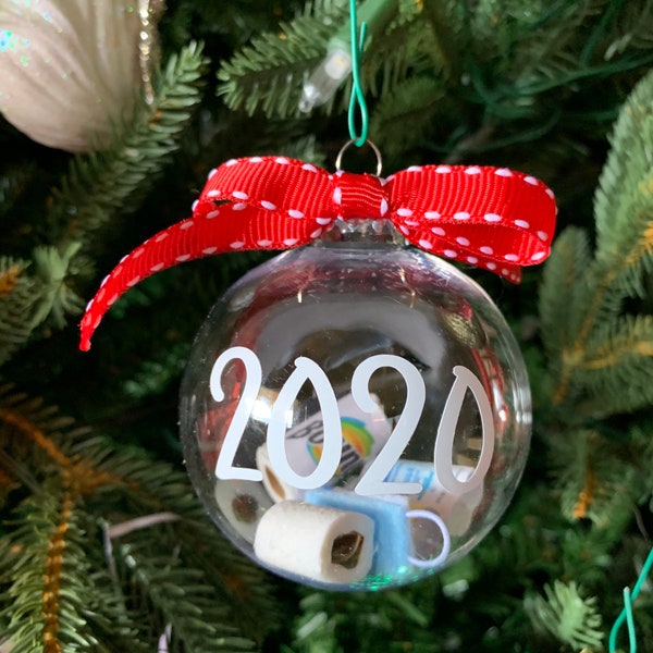 Covid Essentials Ornament, 2020 ornament, covid-19 gift, covid memories