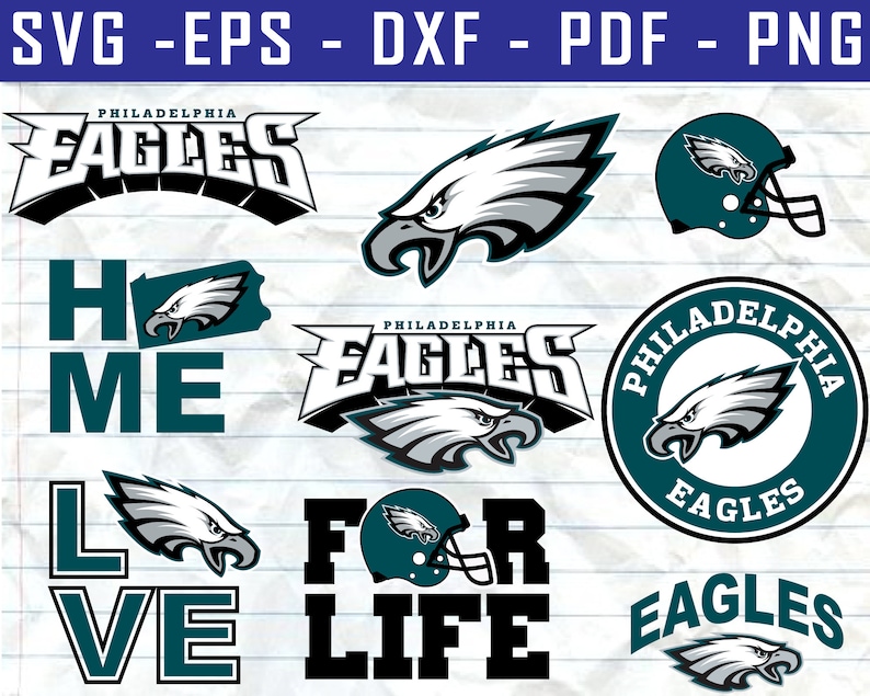 Philadelphia Eagles Svg Football Svg T Shirt Design Sport Etsy