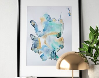 Climbing Monkey - Watercolors (Original)