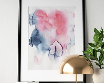 Soft prints - watercolors (original)