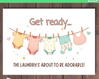 PRINTABLE CARD Baby Shower Card PDF | Greeting Baby Shower Card | New baby cards pdf | cute printable easy gender neutral baby card pdf