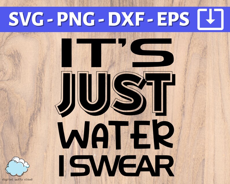 Water Bottle SVG Water Glass SVG Funny Water Bottle Svg Etsy