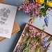The Botanical -  Fresh Letterbox Gift Flowers and Card Posy, Mother's Day Flowers, Thinking of you, Birthday, Friendship, gifts for her, Mum 