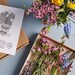 The Botanical -  Fresh Letterbox Gift Flowers and Card Posy, Mother's Day Flowers, Thinking of you, Birthday, Friendship, gifts for her, Mum 