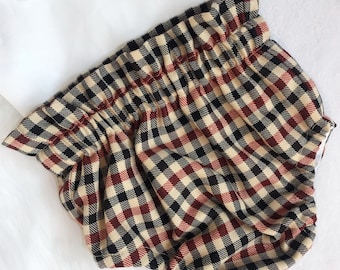 Gingham Frill Waist Bloomers