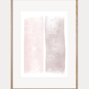 Graphic Paint Strokes Print