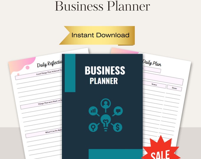 Small Business Plan Template, Business Planner Proposal, Start Up Workbook, Business Plan Analysis, Canva, Word, Side Hustle, EDITABLE Plan