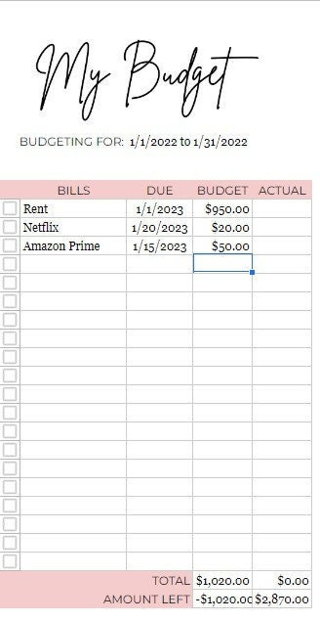 Budget Template for iPad Undated Income Expenses Goodnotes Ready Budget Template for iPad Undated Income Expenses Goodnotes Ready