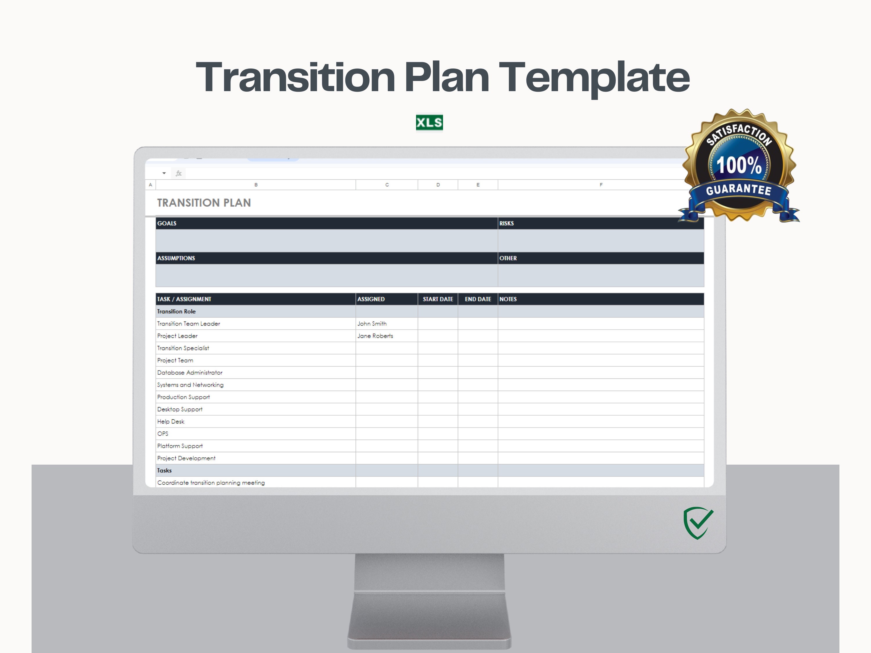 Transition Plan Template Excel Sheet, Change Management Resource Transition Plan Template Excel Sheet, Change Management Resource