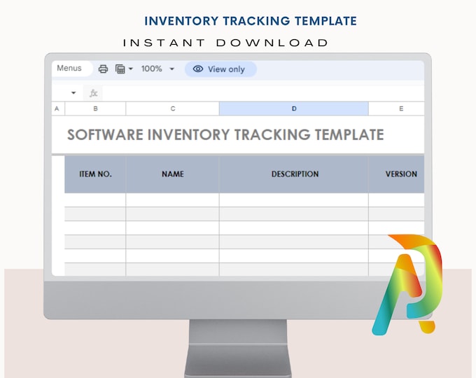 Inventory Order Tracker Spreadsheet, Product Tracking Template for Google Sheets Excel, Stock Management Log, Monitoring Tool Small Business