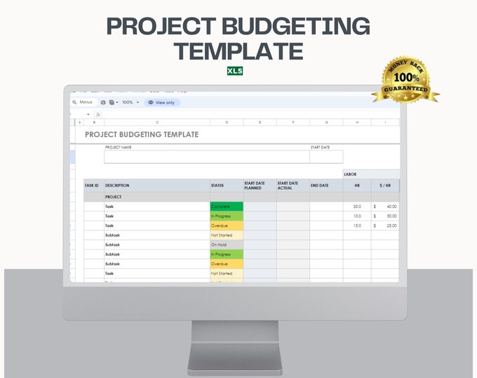 Project Management Templates in Excel -  Business Planner Tools, Organizational Spreadsheets, Project Tracker, Business Resource
