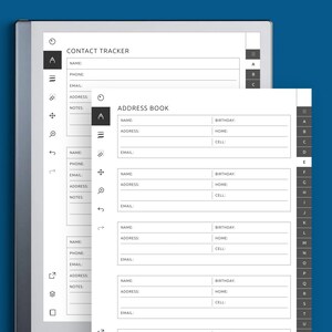 Address Book : Alphabetical Order Address Notebook With A-Z - View #6