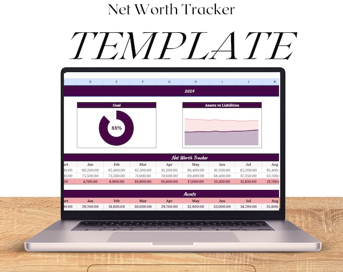 Easy Net Worth Tracker Spreadsheet (Excel & Google Sheets)