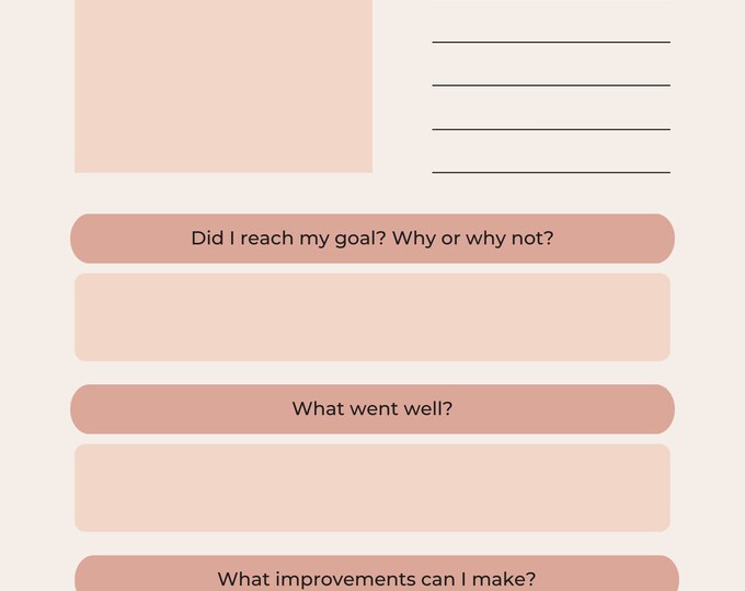 Digital Undated Weight Loss Journal for Goodnotes, Tracker, Planner, iPad Compatible, Fitness Log, Health Diary