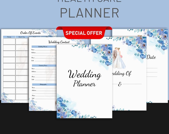 THE PRO Digital Wedding Planner | All-In-One Wedding Spreadsheet | Wedding Planning Checklist Wedding Planning Template Wedding Budget