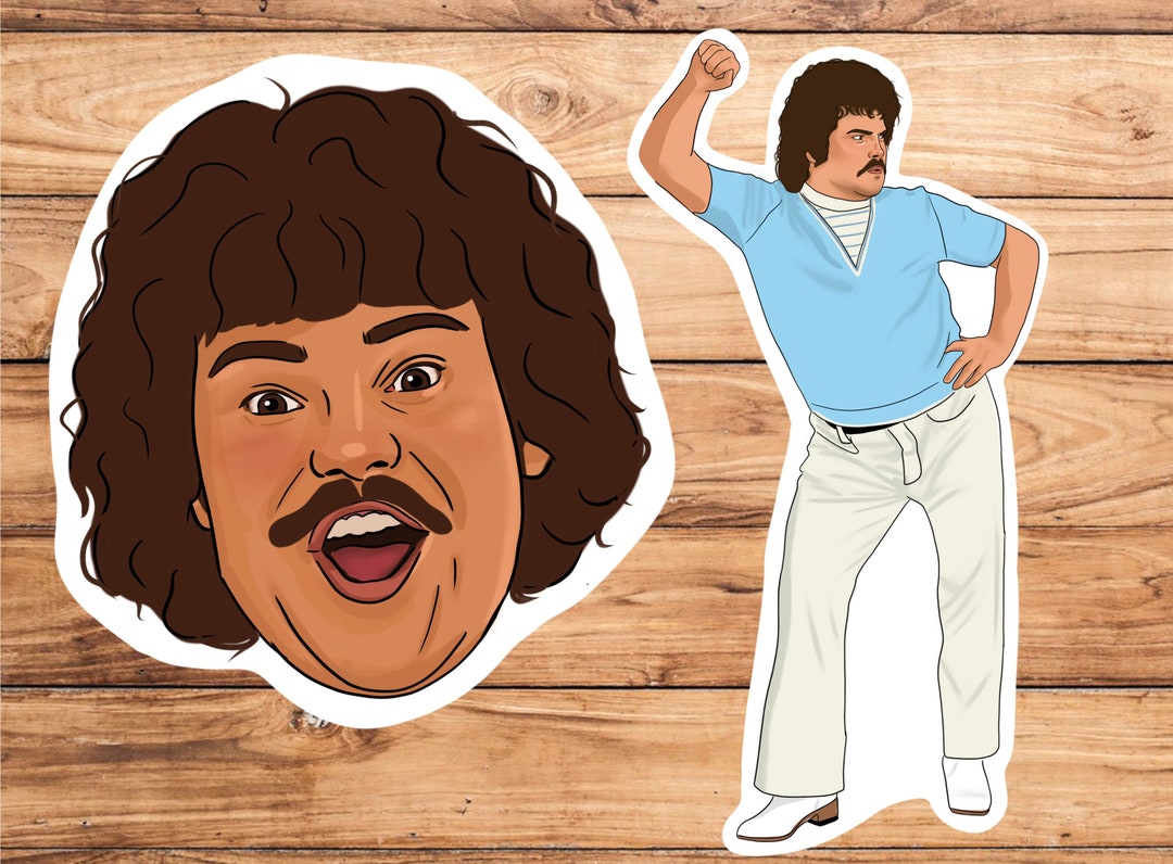 Nacho Glossy Vinyl Sticker Set Etsy