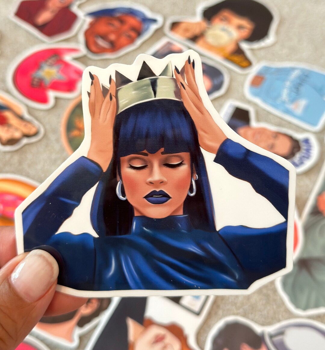 Rih Glossy Vinyl Sticker Etsy