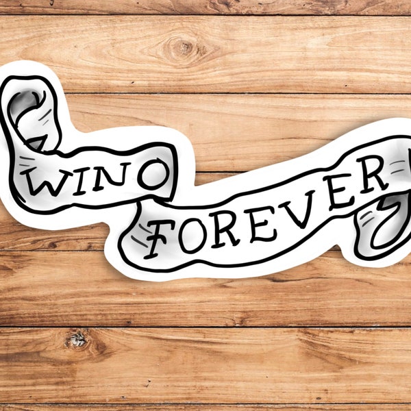 Wino Forever sticker, laptop sticker