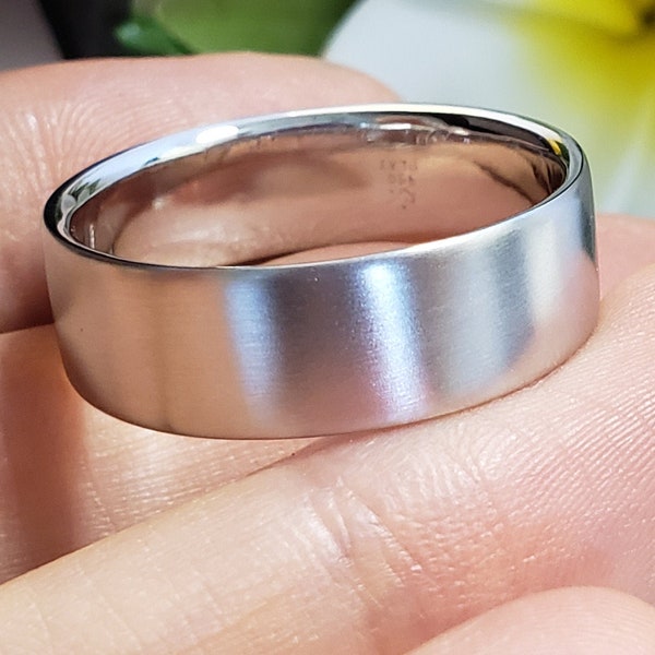 Mens Platinum Rings Etsy