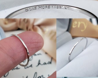 Super THIN /&STRONG Slim Platinum wedding band spacer ring petite narrow skinny low profile Engraved Small ring size 1 2 3 F G H available