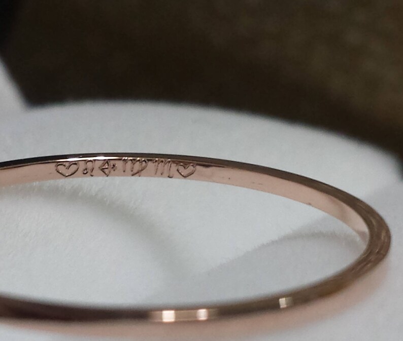 Super THIN /&STRONG Slim Platinum wedding band spacer ring petite narrow skinny low profile Engraved Small ring size 1 2 3 F G H available