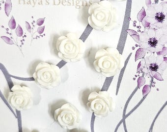 Veil Weights, White Rose Floral Veil Weights, Bridal, Magnetic Weights, Bridal Veil Control, Destination Wedding