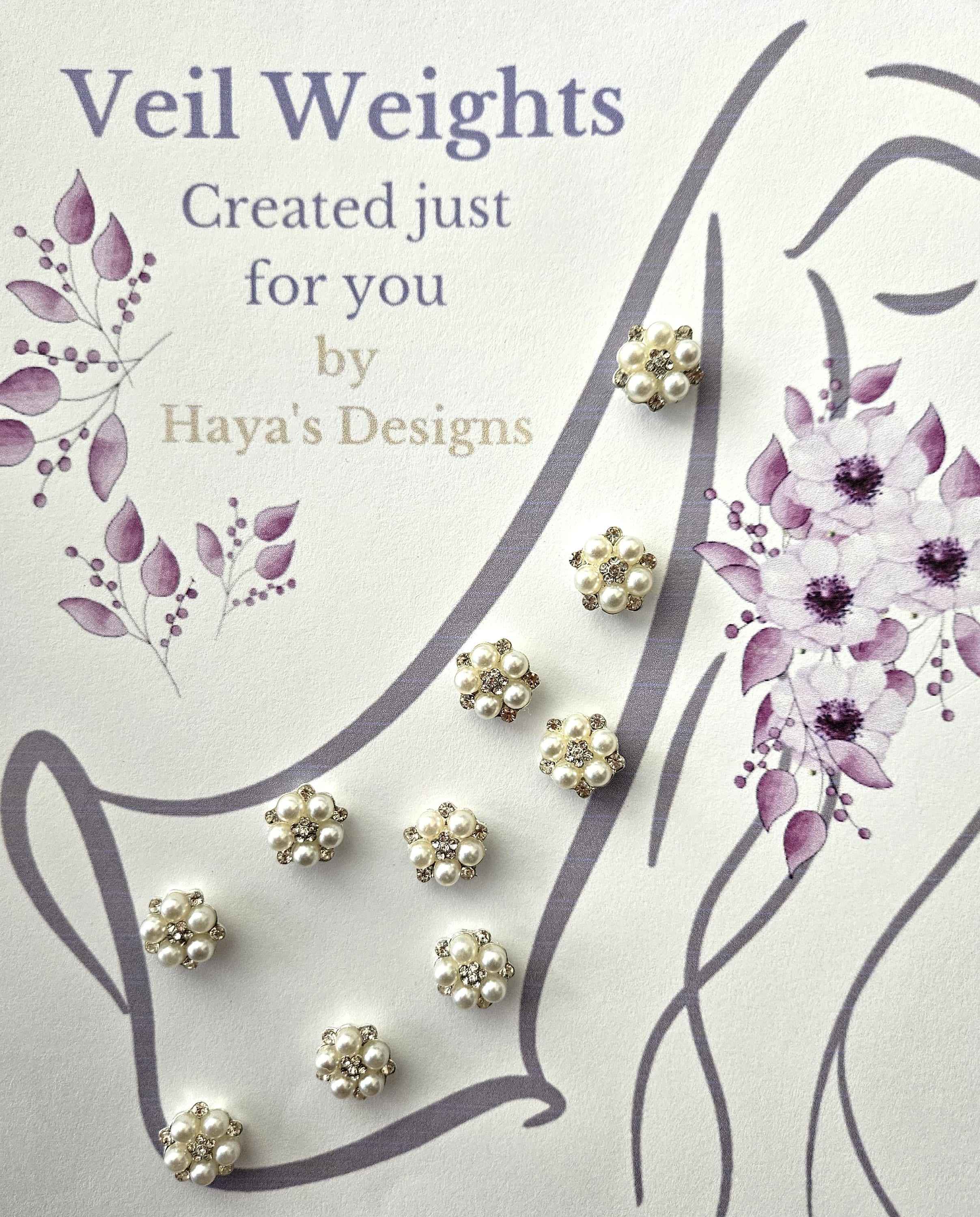 Haya's Designs Veil Weights, Accessories