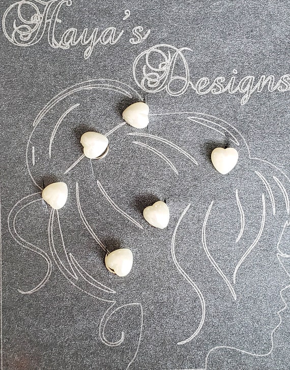 Floating Hair Pearls Set of 10 Wedding Bridal Prom Hair Jewelry