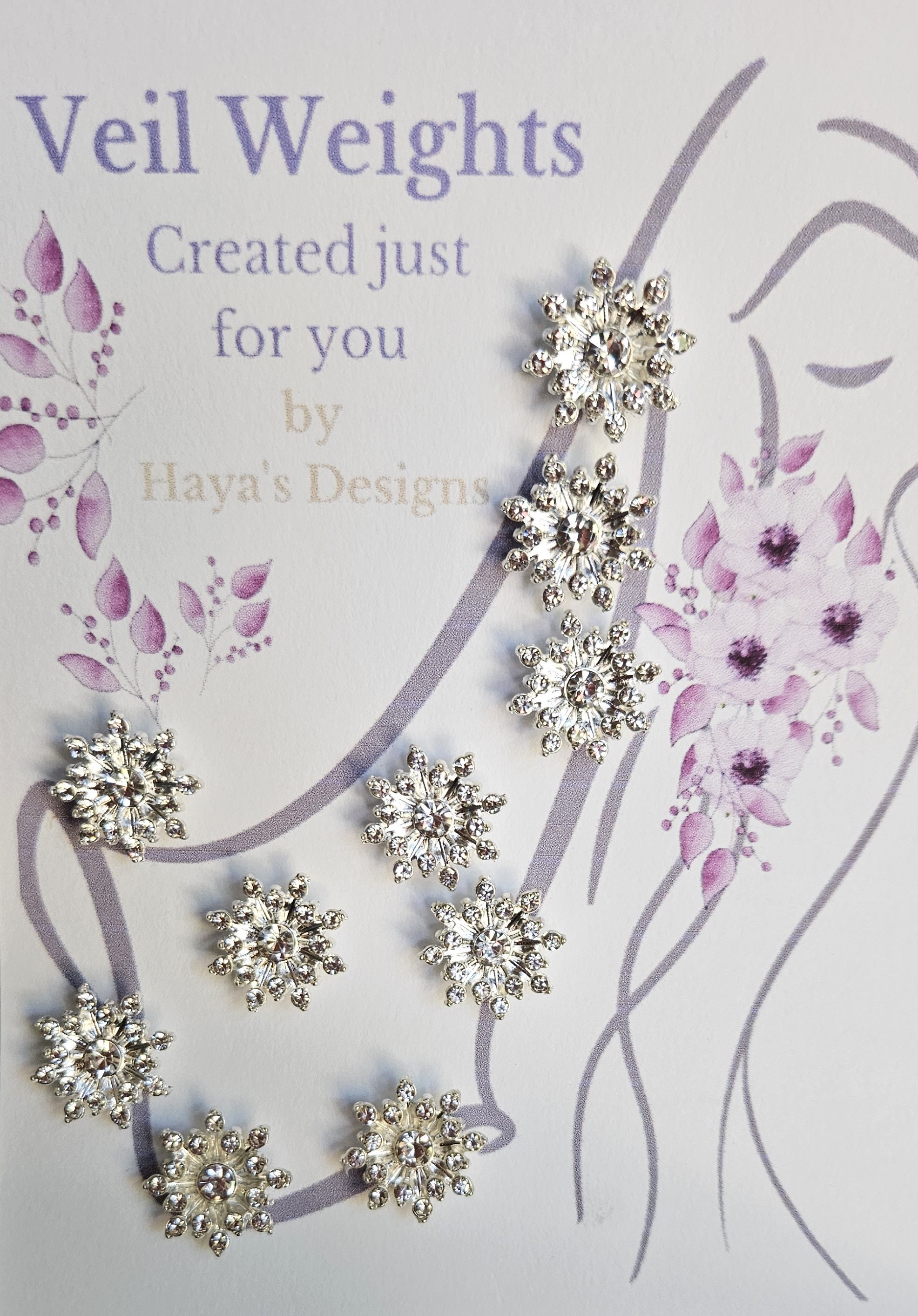 Haya's Designs Veil Weights, Accessories