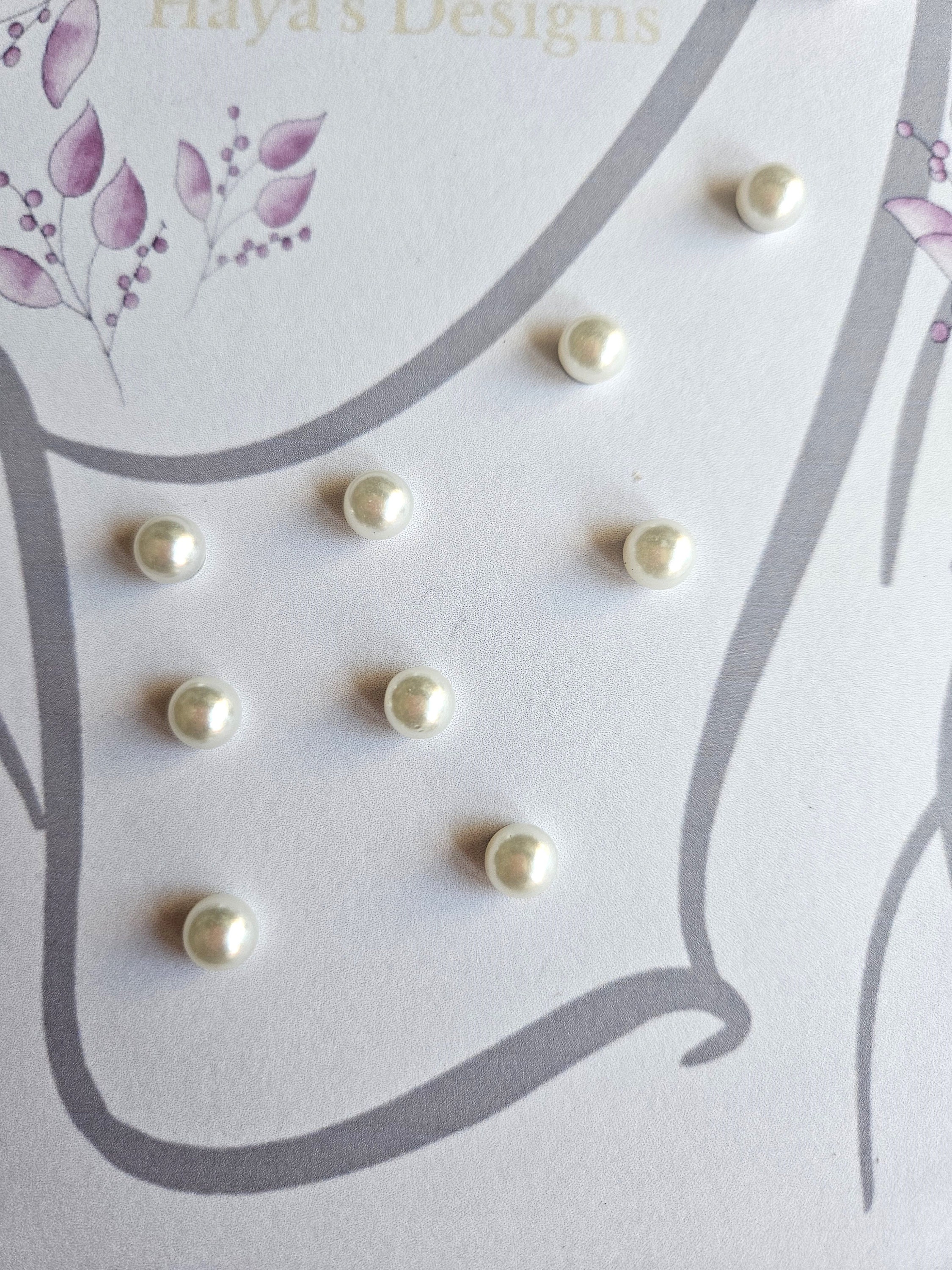 Set di 12 paia di pesi magnetici per velo, invisibili, non nocivi, per fissare il velo lungo, perle artificiali, eleganti, bottoni magnetici con perle