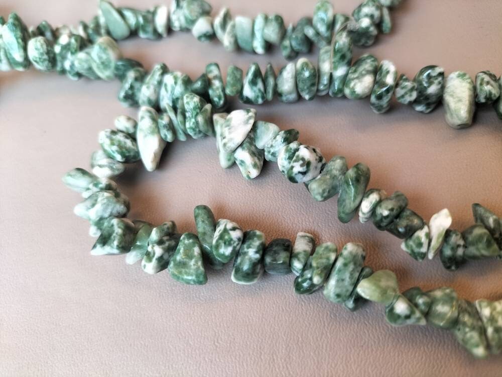 34 OR 17 Genuine Stone Chips Necklace with Shortener Included Versatile 