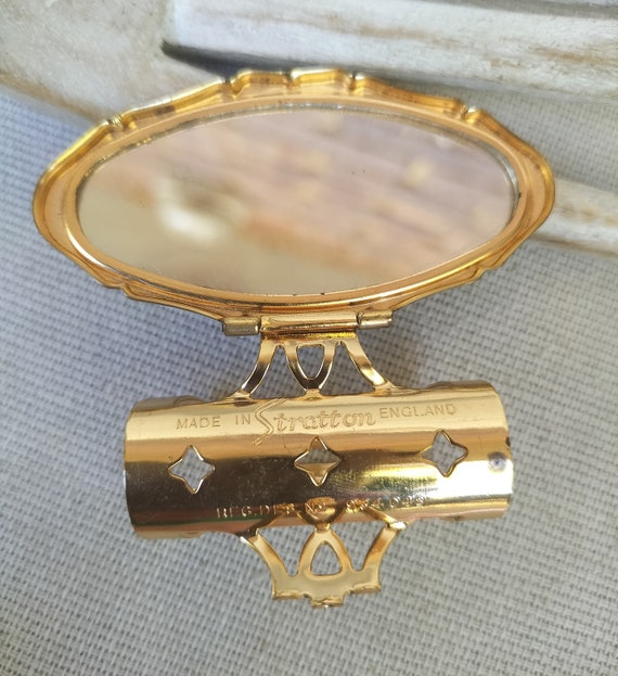 Vintage Stratton Lipstick Holder and Mirror, Made in Engla…
