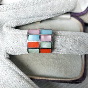 Mop Inlay Ring Etsy Australia