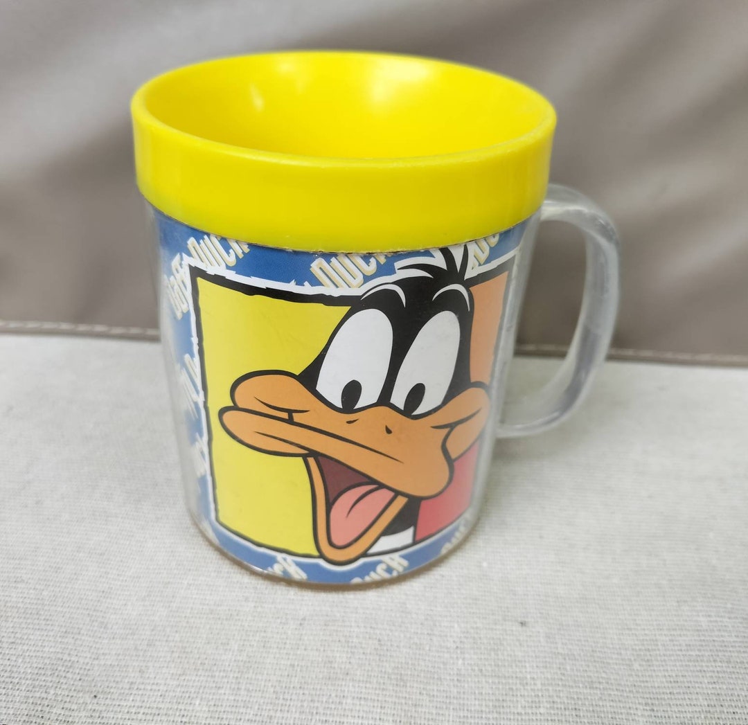 Vintage Plastic Mug Daffy Duck Coffee Mug Made in Australia Etsy