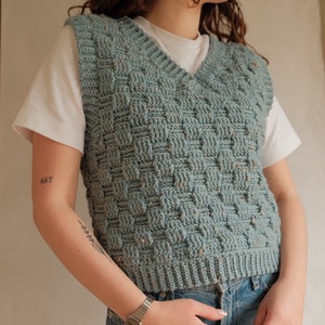 新品Herencia cut out design over knit vest Y's by Yohji Yamamoto-Design Knit Vest Black/White – Neighbour