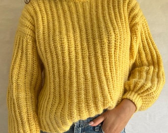 Lena Crochet Jumper - Digital Pattern